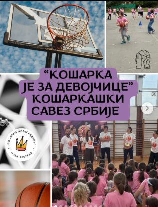 КОШАРКА ЈЕ ЗА ДЕВОЈЧИЦЕ: Наше ученице на спортској радионици
