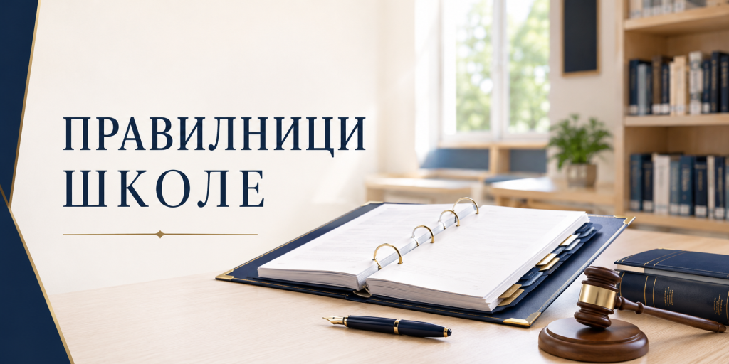 ПРАВИЛНИЦИ за школску 2026/2027 годину