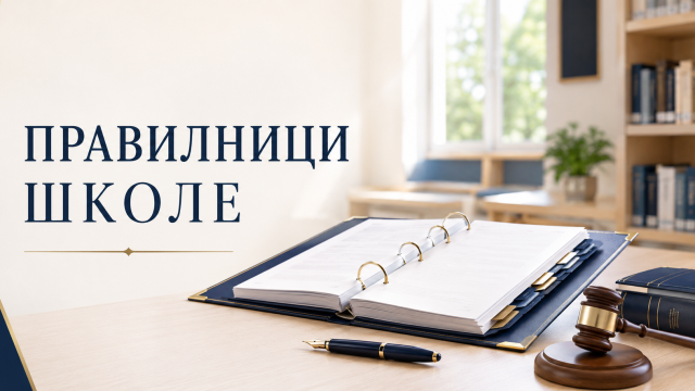 ПРАВИЛНИЦИ за школску 2026/2027 годину